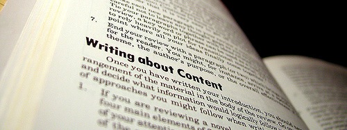 writing about content
