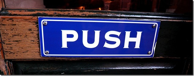 Push sign