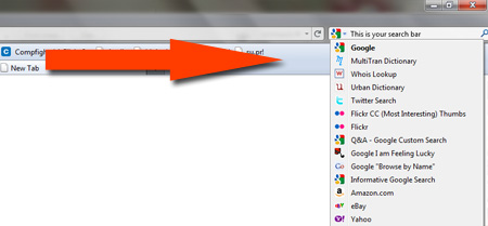 search box