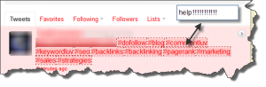 help a million hashtags - twitter fail