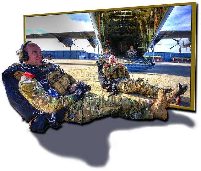 parachutist