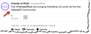 Friends of Ricki Tweet