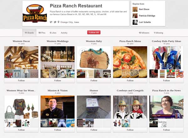 Pizza Ranch Restaurant on Pinterest