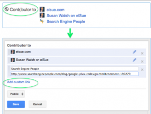 Add Contributor to G+ Profile