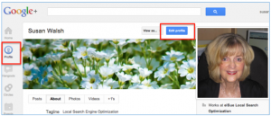 G+ Susan W Edit Profile
