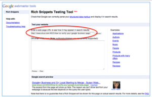 Rich Snippets Testing Tool Worked