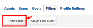 Google Analytics new filter