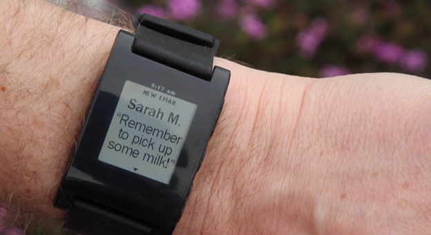 Smart watch with email notification
