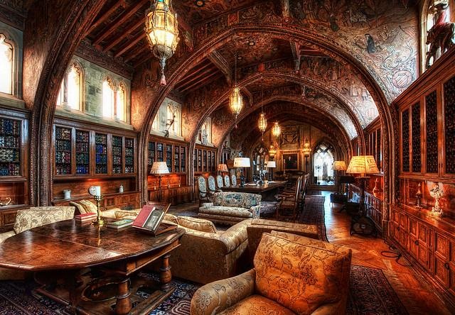 Gothic Study - The Private Library of William Randolph Hearst